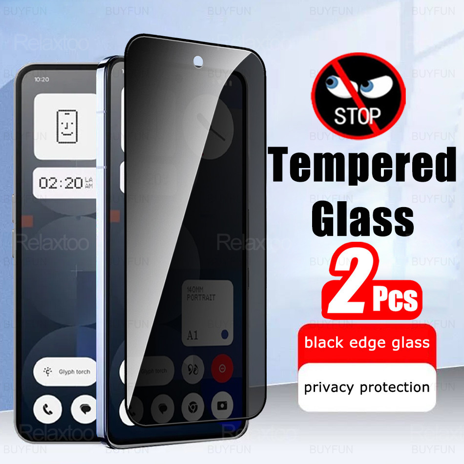 2 ชิ้นสําหรับ Nothing Phone (3a) Pro กระจกนิรภัยความเป็นส่วนตัว CMF โทรศัพท์ 2 Pro Phone3a 3A 3aPro 