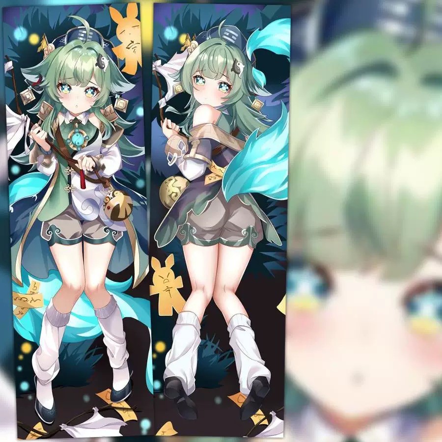 Honkai: Star Rail HuoHuo อะนิเมะ Dakimakura กอดหมอน Body Case Sleepy หมอนครอบคลุม