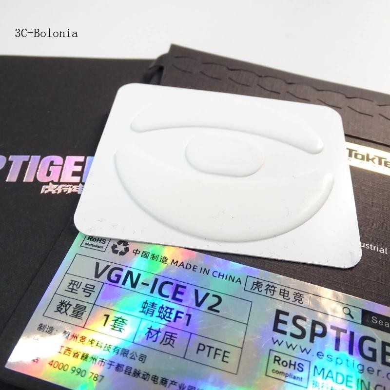 PC Esptiger Gaming Mouse Skate Ice Mouse Feet Sticker สําหรับ VGN Dragonfly F1