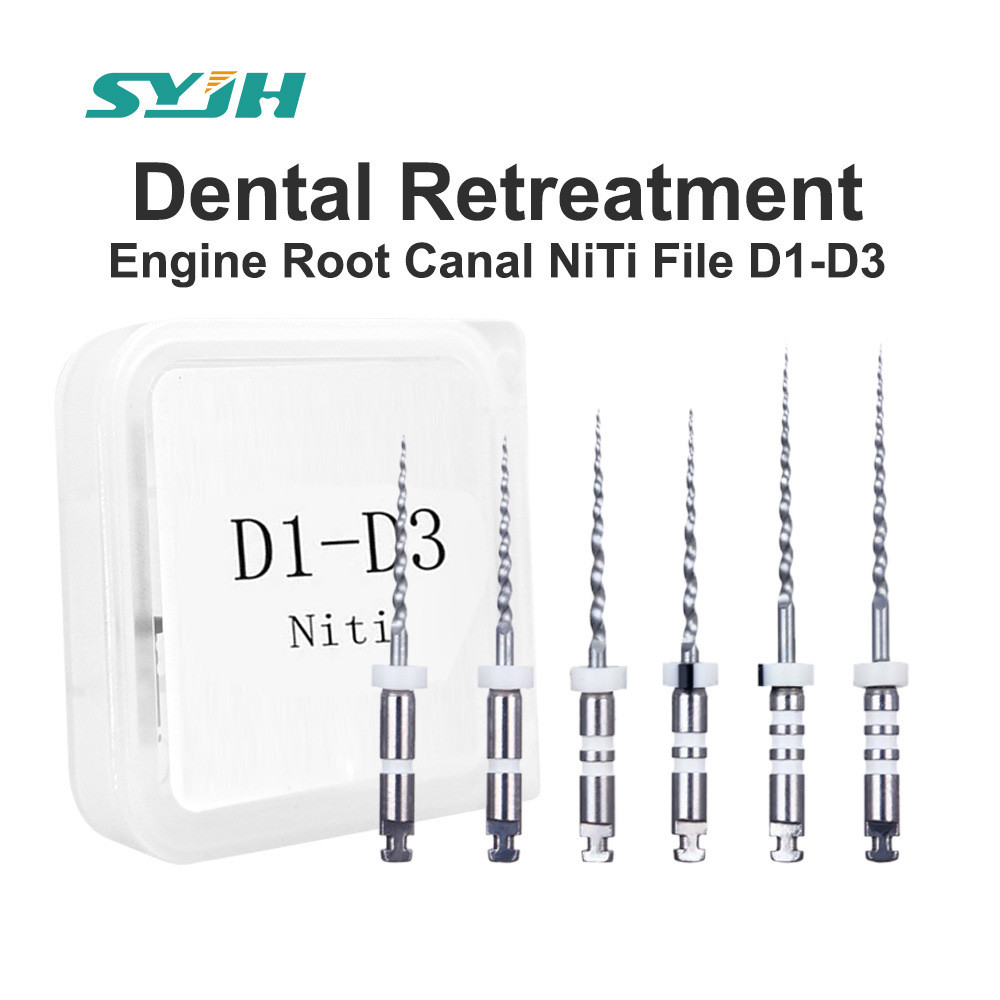 Same Style Dental Root Tube D File D1-D3 Engine Root Tube Nickel-Titanium File Six- Piece Stainless 