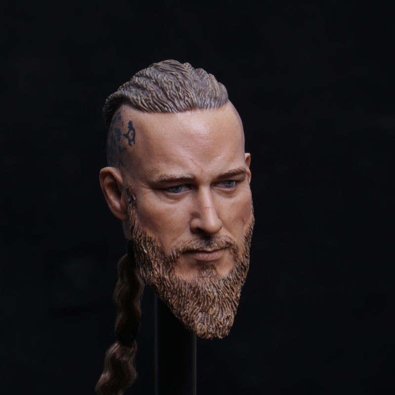 [ข้อเสนอพิเศษ] พร้อมสต็อก 1/6 viking viking Head Carving viking Legendary Soldier