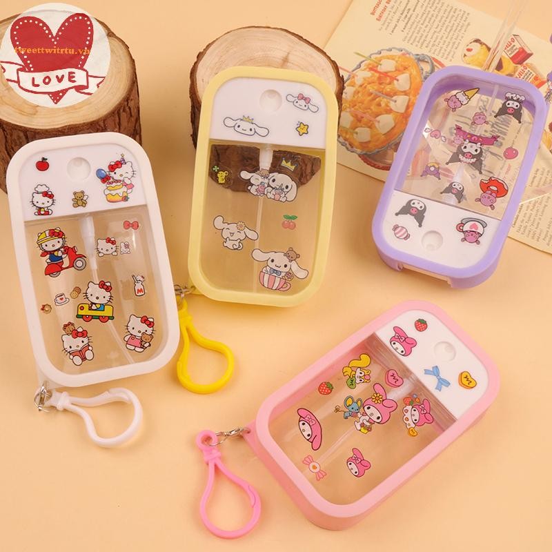 TRWITU 50ml Anime Perfume Bottle Travel Portable Cartoon Press Bottle VN