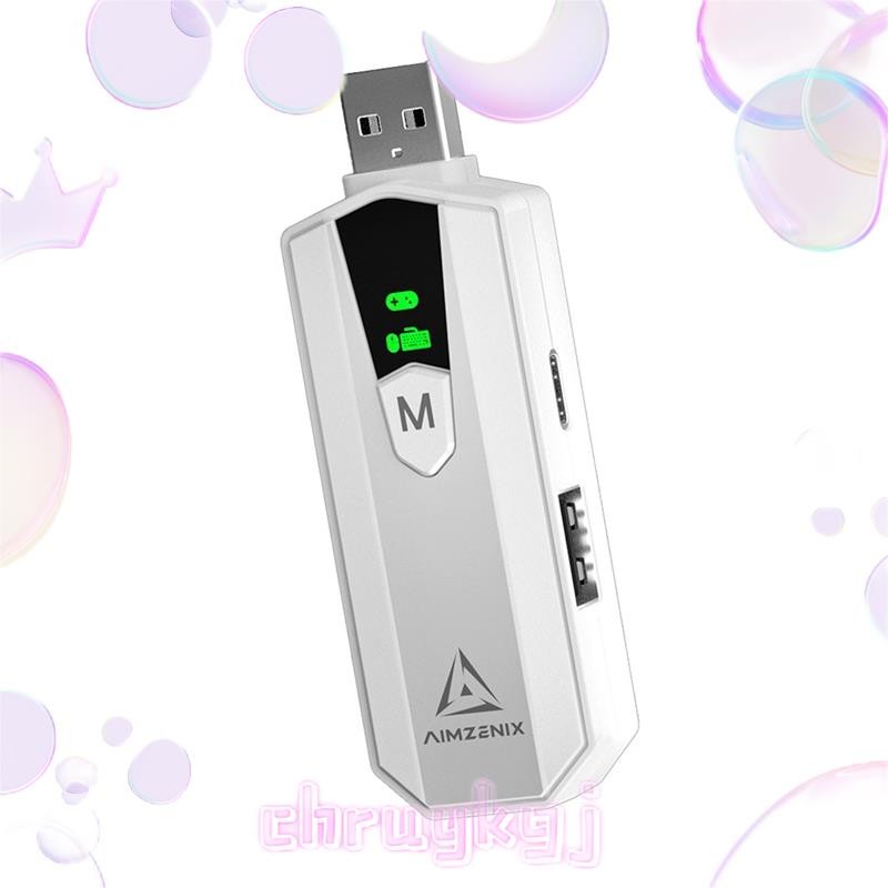 AX200PRO PC Gaming Converter คีย์บอร์ดเมาส์อะแดปเตอร์เข้ากันได้กับเกม FPS ยอดนิยม chruykgj.th