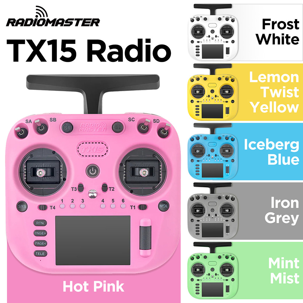 Radiomaster TX15 16ch 3.5 นิ้ว IPS Touchscreen V5.0 Hall Gimbals วิทยุ Controller ExpressLRS ในตัว G