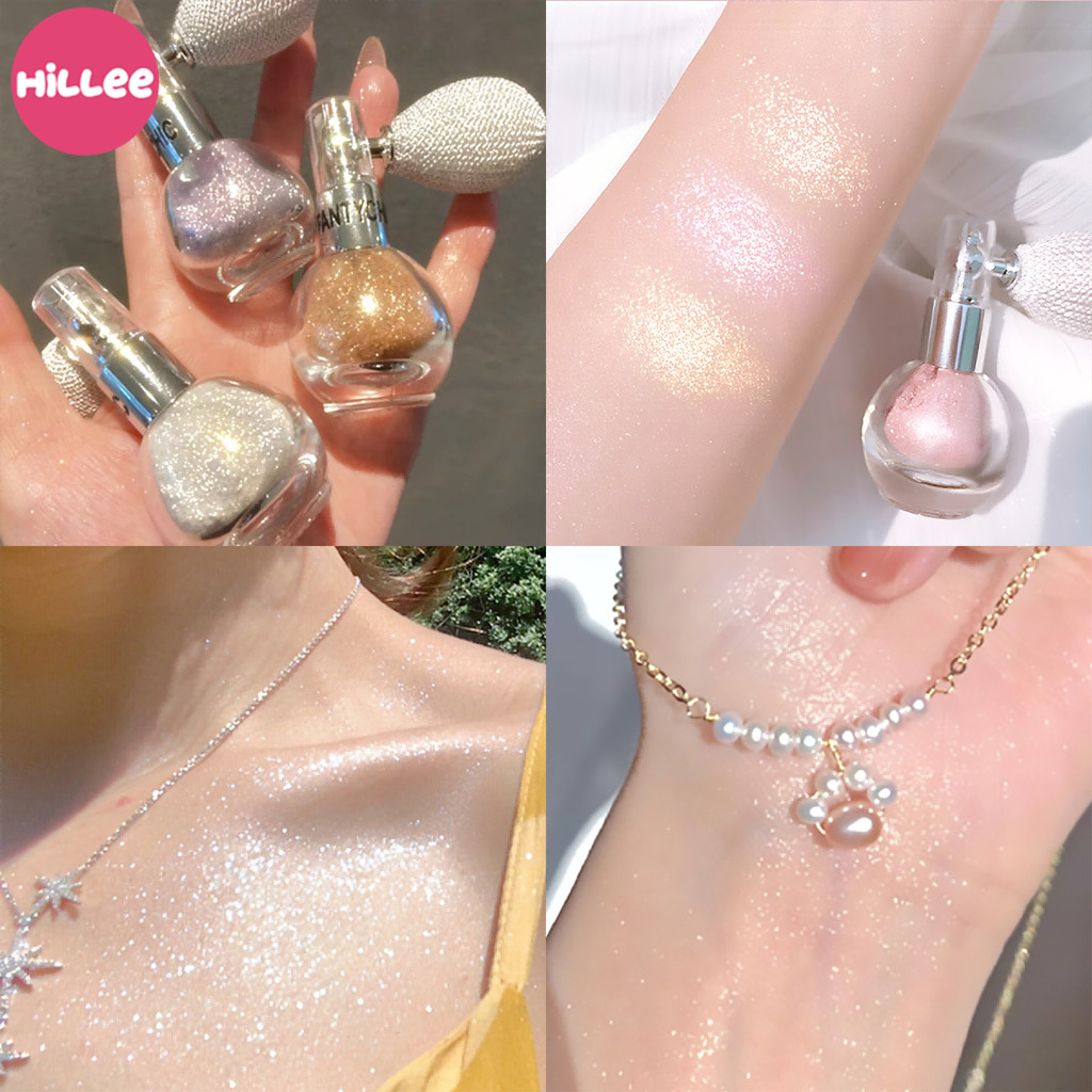 【Hillee ของแท้】สเปรย์กลิตเตอร์ กากเพชร เครื่องสำอางแต่งหน้าไฮกลอส 3 สี กลิต​เตอร์ปังๆ สเปรย์ผม ฉีดได้ทั้งหน้าและตัว
