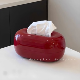 กล่องกระดาษทิชชูหินหลุมสีแดงครัวเรือนห้องนั่งเล่นโต๊ะกาแฟกล่…