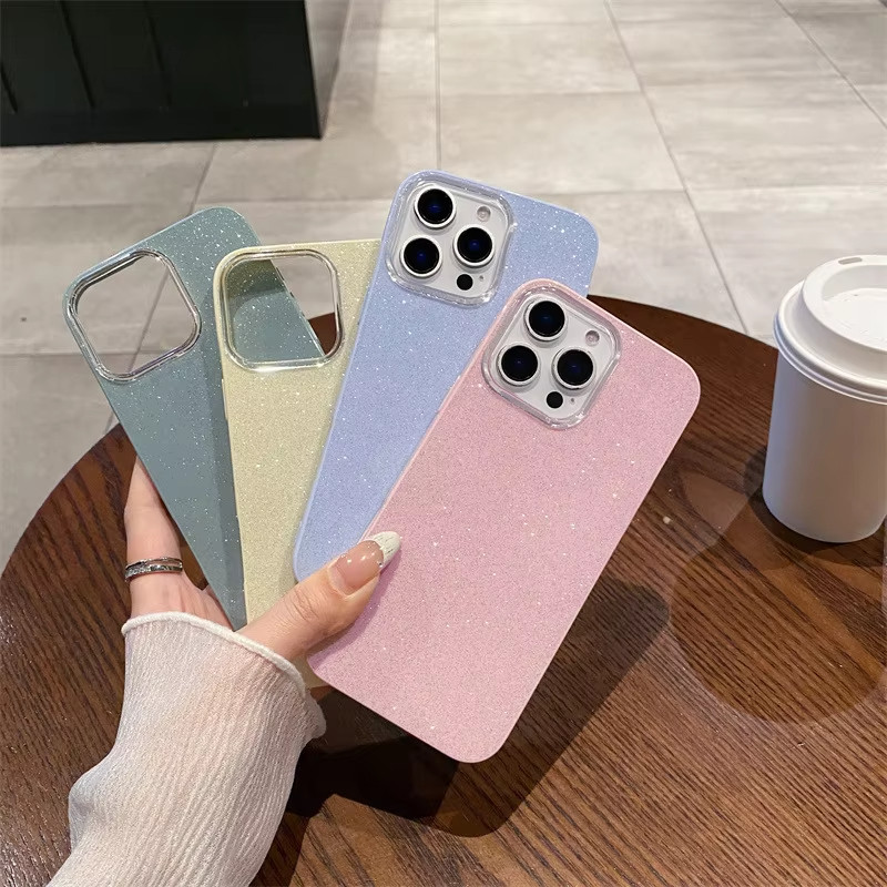 เคสใสกากเพชร สำหรับ iPhone 16 16Pro 16Promax เคสโทรศัพท์มือถือ ไอโฟน11 14 Pro Max 13 11 12 15 16 Promax เคสใส