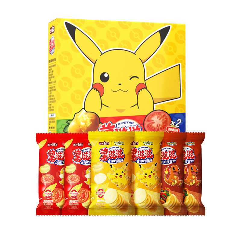 2025 รูปแบบใหม่ Yanjin Shop Co-Branded Snacks Zizi Snacks 32 Potatoes Snacks Original Casual Office 