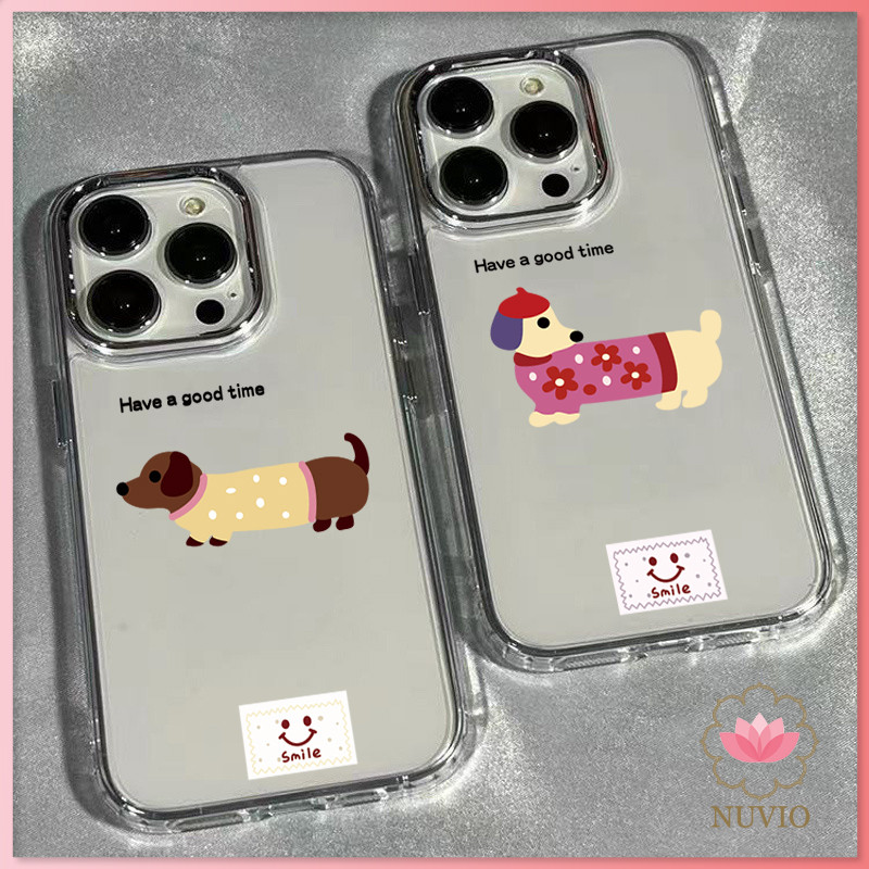 ความรู้สึกขั้นสูง จัดส่งจากประเทศไทย ความสนุกของสุนัขดัชชุนด์ สำหรับ iphone เคสไอโฟน 13 12 11 PRO MAX 16 15 14 X XS MAX