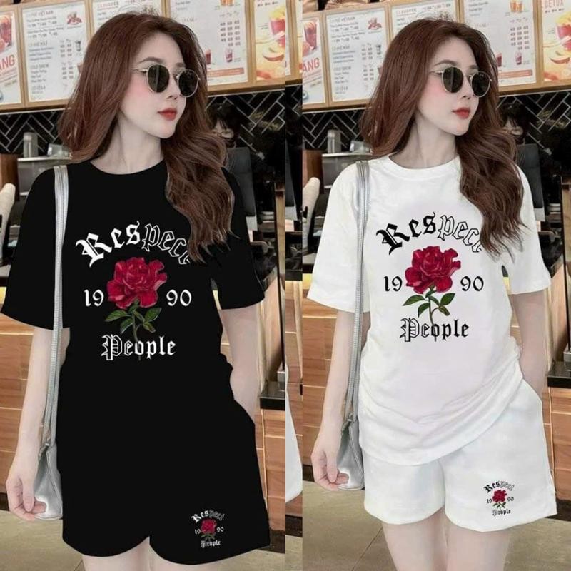 เสื้อยืดคอกลมฤดูร้อน, แฟชั่น, ผู้หญิง, ลำลอง, กีฬา, แขนสั้น, พิมพ์ลายการ์ตูน, ระบายอากาศได้, เสื้อยืด