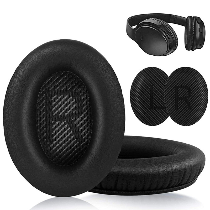 1 คู่แผ่นรองหูฟังสําหรับ Bose QC35 / QC35 II หูฟังแผ่นรองหูฟังเบาะฟองน้ําชุดหูฟัง Earmuffs
