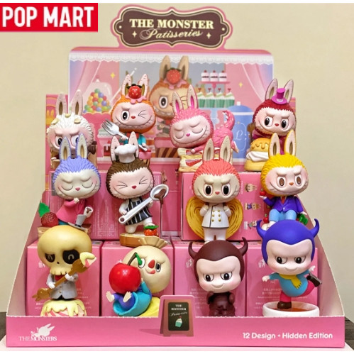 Pop MART Labubu The Monsters Patisseries Series Blind Box Kawaii ของเล่นของขวัญ