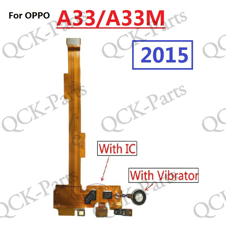 พร้อม IC ชาร์จ Flex สําหรับ OPPO A31 A31T/C/U A33 A33M 2015 A37 2016 Charger Port Dock Connector Fle