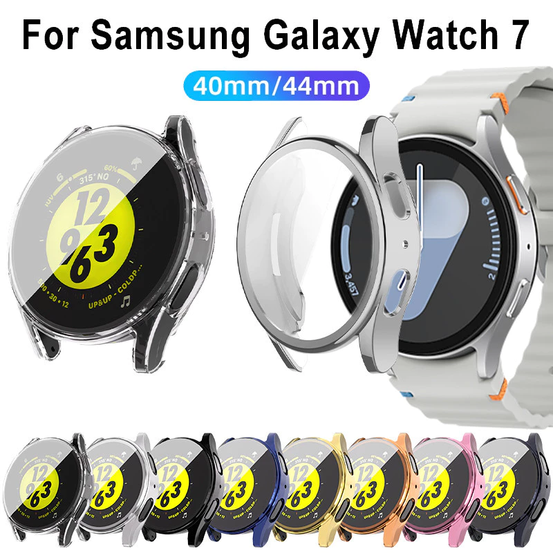 Tpu Soft Case Film สําหรับ Samsung Galaxy Watch 7 6 40 มม.44 มม.Ultra Cover Anti-scratch ป้องกันหน้าจอสําหรับ Galaxy Watch7 กรณี