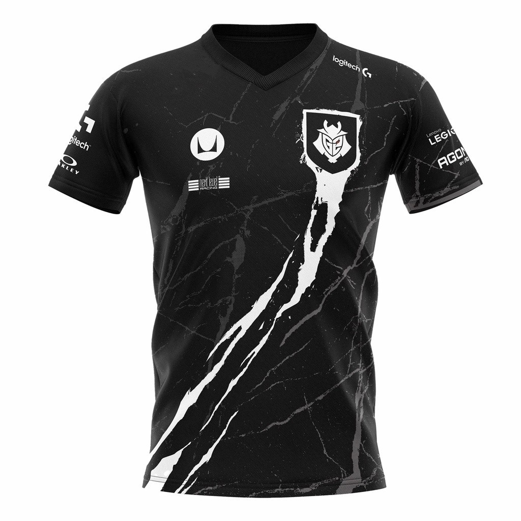 G2 ESPORTS - Pro Kit 2023 - Jersey - GOZEN,CSGO Game Jersey, PUBG E -sports Event T -shirt, Mens Str