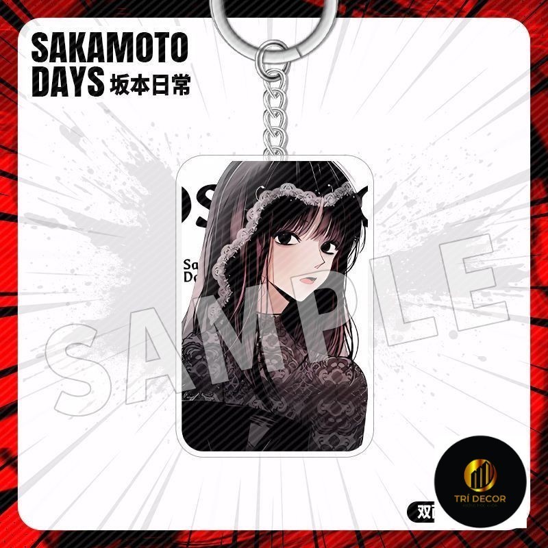 Sakamoto วันที่อะนิเมะพวงกุญแจผู้หญิง Nagumo อะคริลิคพวงกุญแจ Osaragi พวงกุญแจกระเป๋าจี้อุปกรณ์ตกแต่