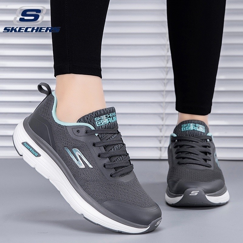 6 สี! Skechers_ GO RUN HYPER BURST ผู้ชายและผู้หญิงขนาดใหญ่ Lace-up รองเท้าลําลองรองเท้ากีฬารองเท้าข