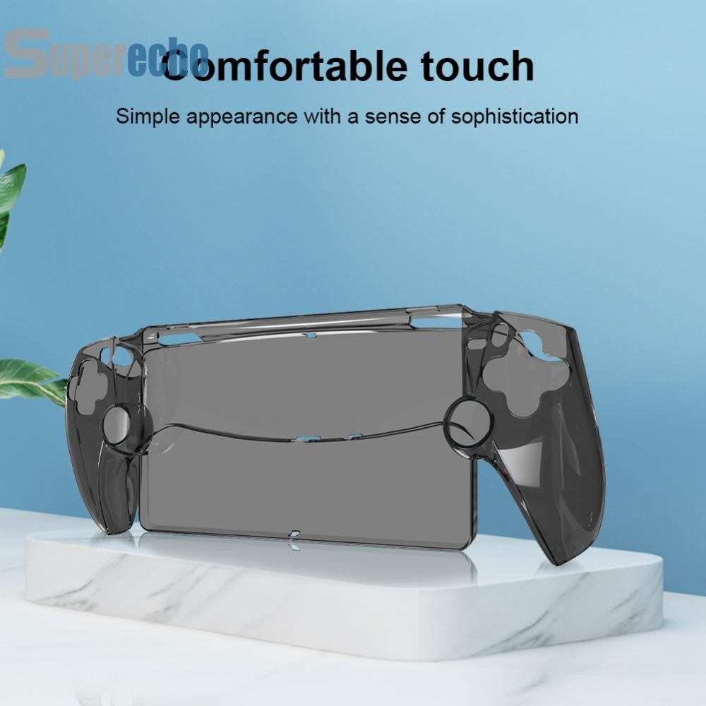 ฝาครอบป้องกันแบบโปร่งใส PC ป้องกันการหล่นล้างทําความสะอาดได้สําหรับ PS5 Portal [superecho.th]