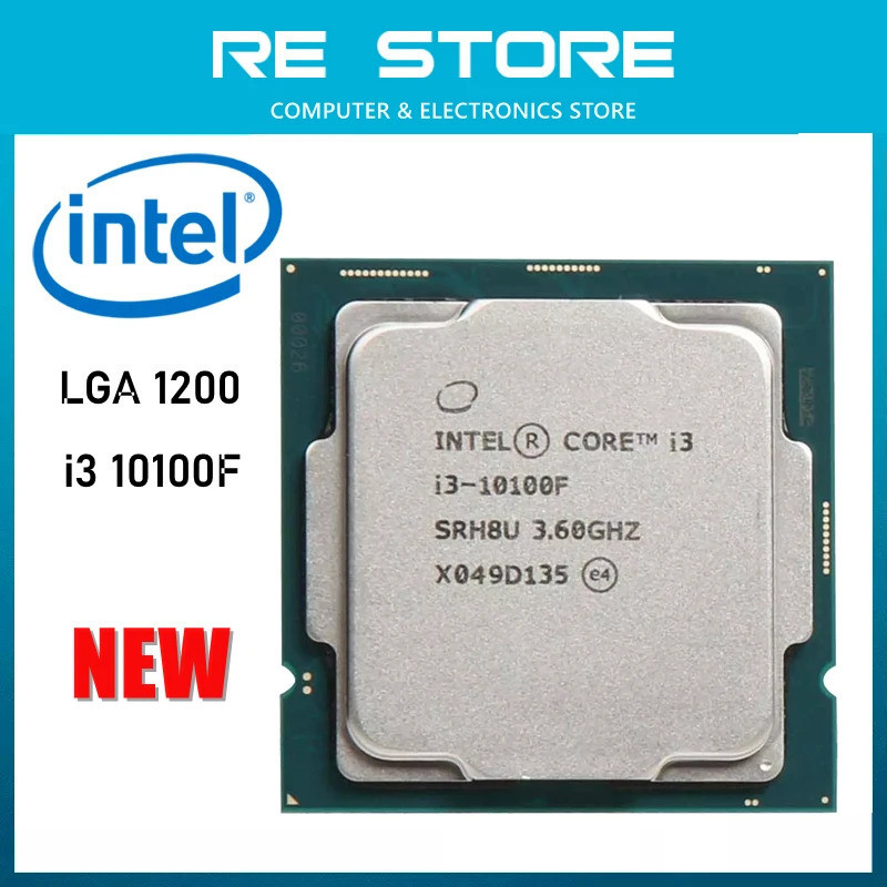[คลังสินค้าพร้อม] intel Core i3 10100f 3.6ghz 4 Core 8 Wire Range cpu l2 โปรเซสเซอร์ = 1m l3 = 6m 65