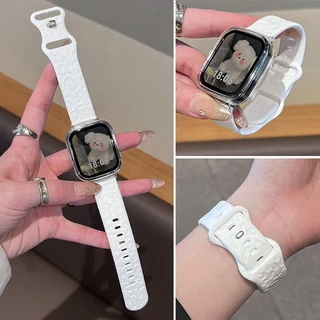 แกะสลักสายนาฬิกาซิลิโคนสําหรับ Xiaomi Redmi Watch 5 Active Smartwatch สร้อยข้อมือ Loop สายนาฬิกาสําหรับ Redmi Watch 5 Lite สร้อยข้อมือเปลี่ยนสายรัดข้อมือ