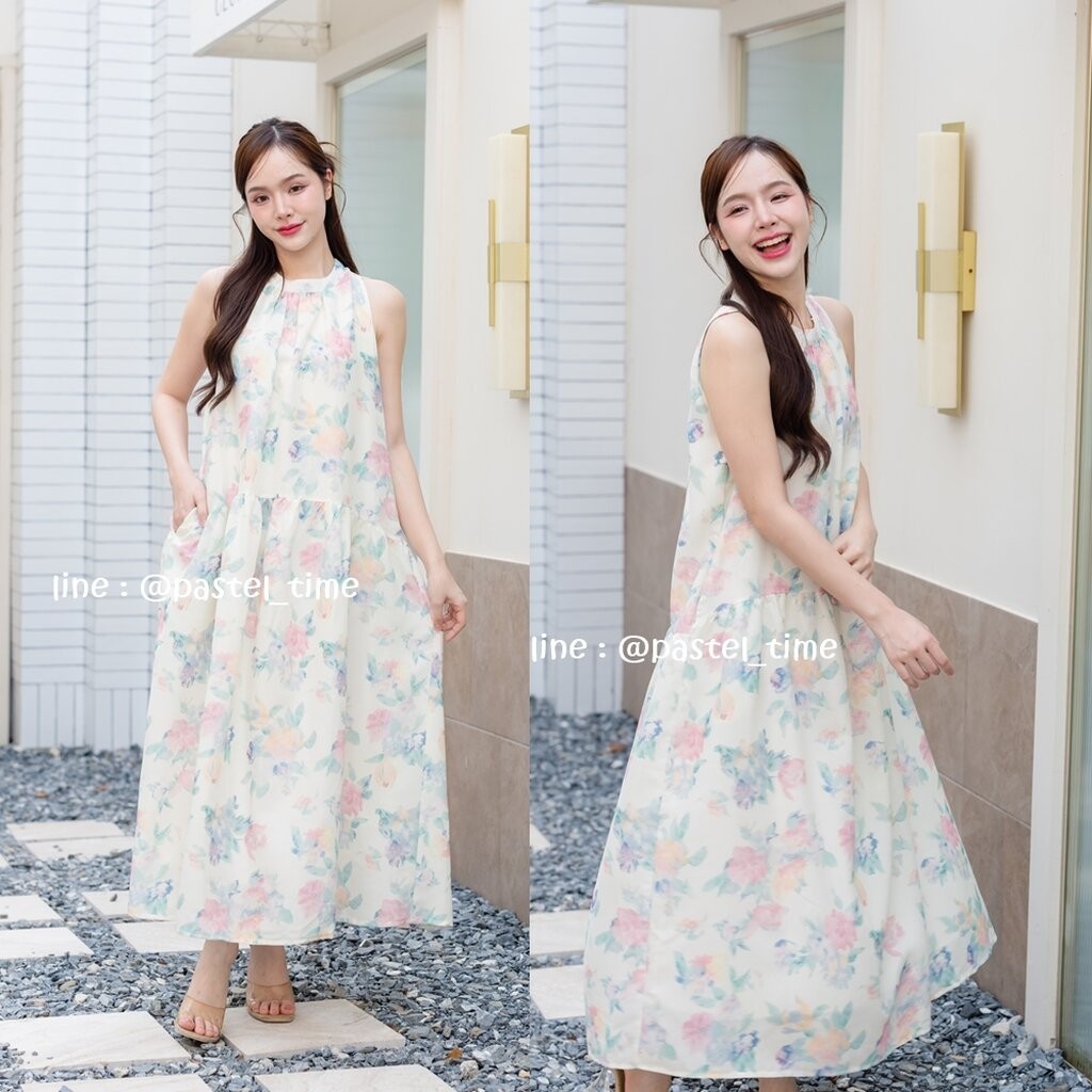 Sweet Blooming Oversized Maxi dress