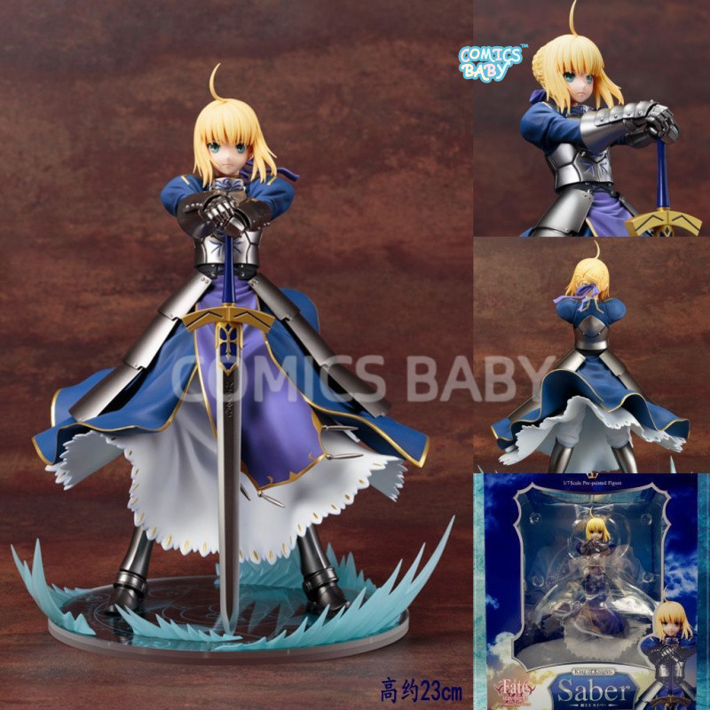 23 ซม.อะนิเมะ Anime MF Fate/stay night UBW saber Figure Model gift塞巴 手办
