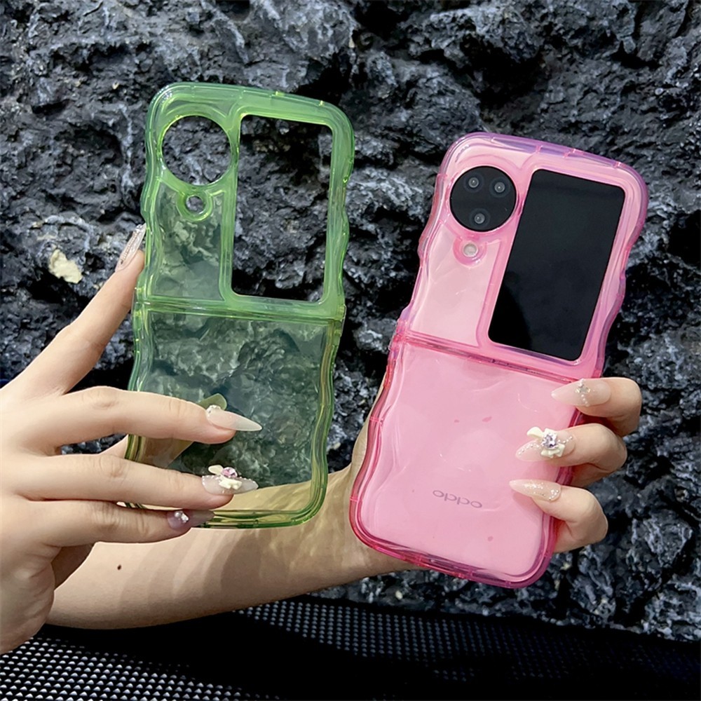 ปลอกกันชนคู่สําหรับ OPPO Find N3 N2 Flip Dust Proof Macaron N3Flip N2Flip Premium Phone Case