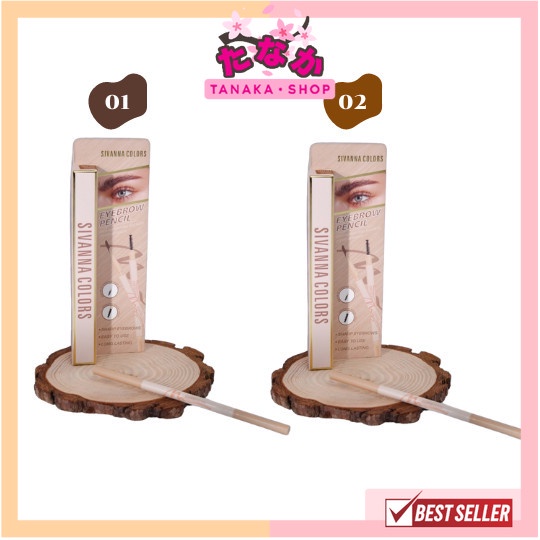 🔥แท้/ถูกที่สุด/ไลฟ์ทุกวัน🔥 HF505 SIVANNA COLORS OUTLINE NATURAL MACHETE Eyebrow Pencil ดินสอเขียนคิ้