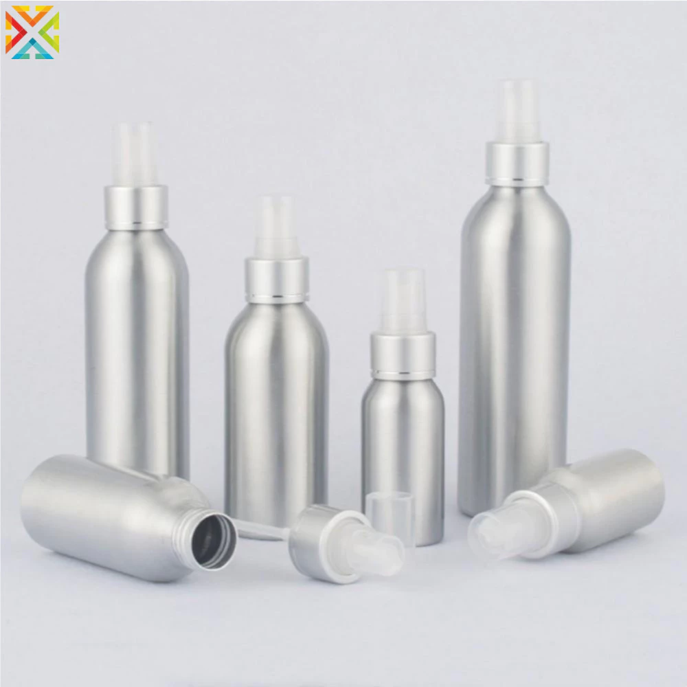 30ml/50ml/100ml/120ml/150ml/250ml อลูมิเนียมขวดสเปรย์ที่ว่างเปล่า Mini Travel รีฟิลน้ําหอมคอนเทนเนอร์เครื่องสําอาง Sprayer Atomizer