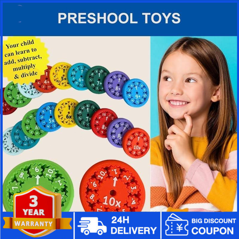 Gyroข้อเท็จจริงทางคณิตศาสตร์ 9 ชิ้น Fidget Spinners ใหม่ MATH FIDGET SPINNERS 9 ชิ้นคณิตศาสตร์ปลายนิ