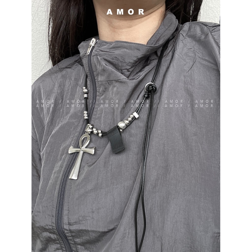 Unisex Cross, อุปกรณ์เสริมเฉพาะ, เชือกหนัง, สร้อยคอฮิปฮอป
