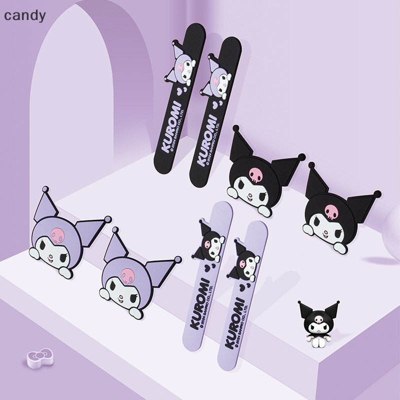 Ndy 1 คู่ Kuromi รถ Anti-Collision Strip การ์ตูน Sanrio รถประตูกันชน Handle Reversing กระจก Anti-Scratch ตกแต่ง N