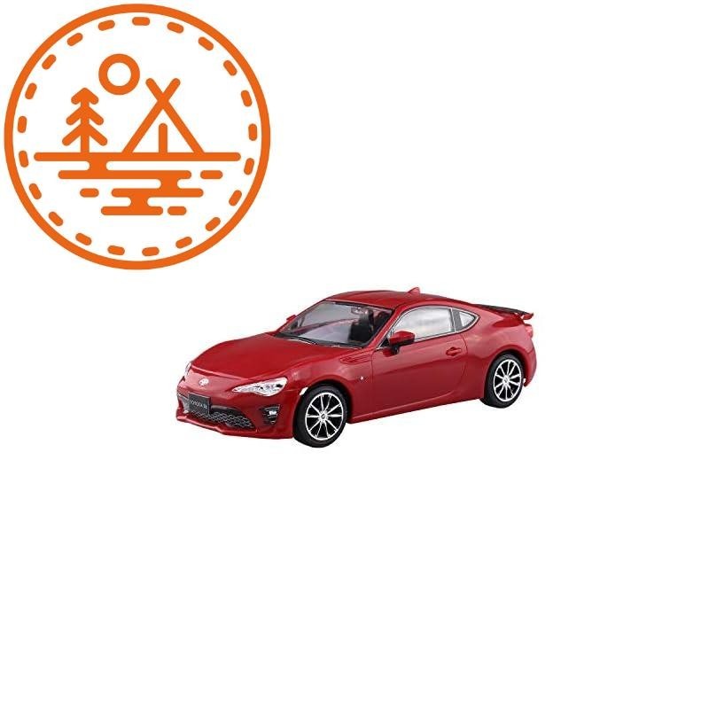 Aoshima Bunka Kyozai Co., Ltd. 1/32 The Snap Kit Series Toyota 86 Pure Red Color Pre-Painted Plastic