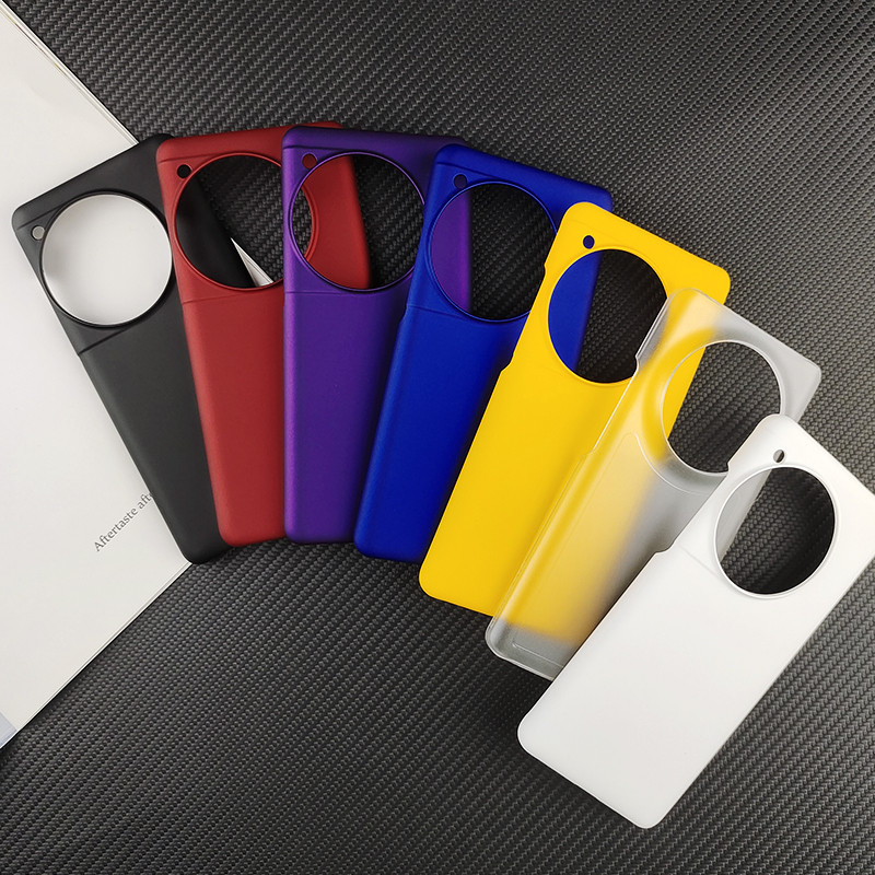 Simple Ultra-thin Matte Hard เคสโทรศัพท์สําหรับ OnePlus 12 12R 11 11R 10 Pro ACE 3V 3 2 Pro ป้องกันลายนิ้วมือ PC กลับกรณีฝาครอบ