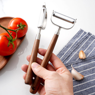 Oukeai สไตล์ญี่ปุ่นมีดปอกเปลือก 304 สแตนเลส High-End วอลนัทจ…