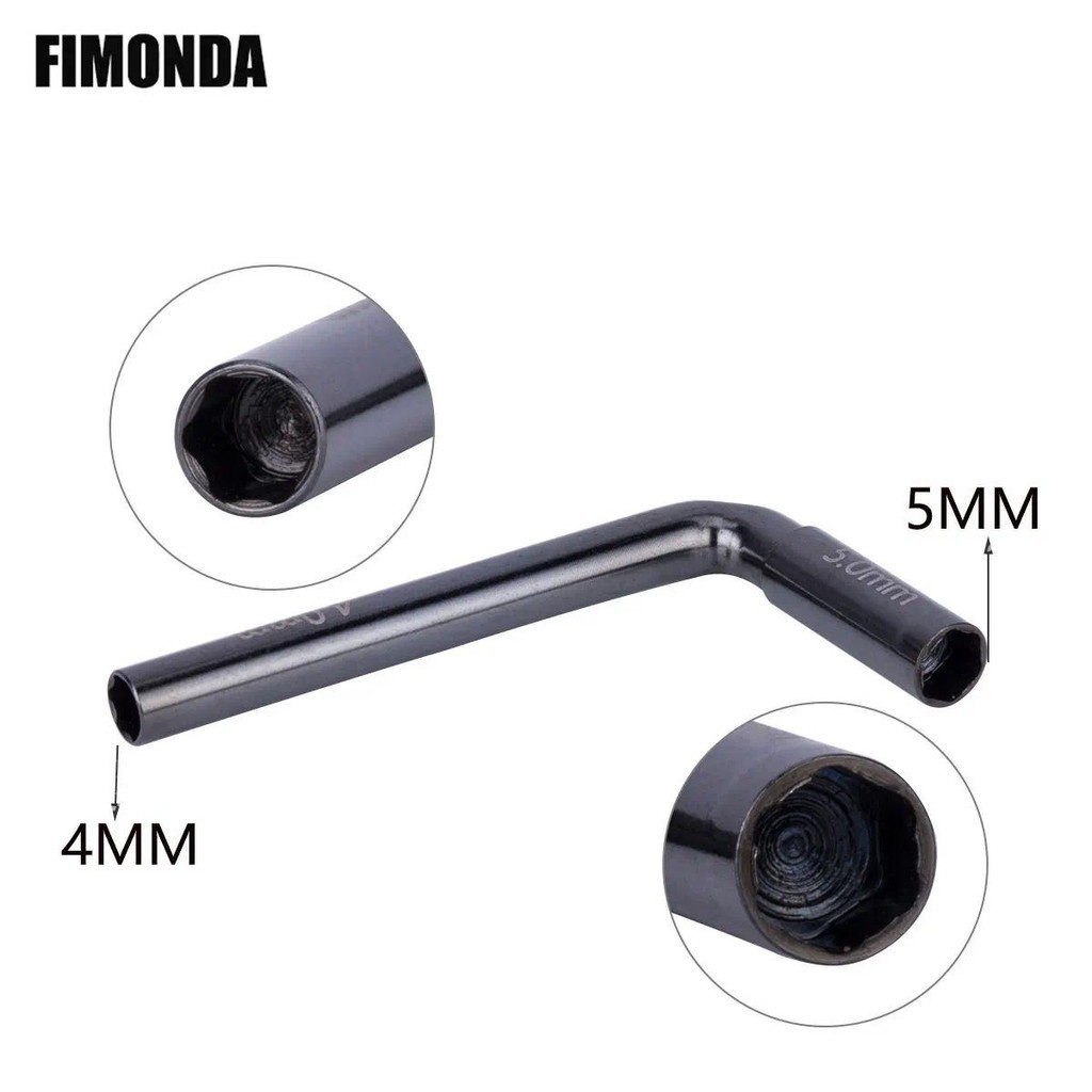 โลหะบาง Hex Nut Driver Mini Spanner M2/4mm & M2.5/5mm สําหรับรถ RC 1/18 1/24 TRX4M SCX24 FCX24 AX24 FMS24 เครื่องมือแขน