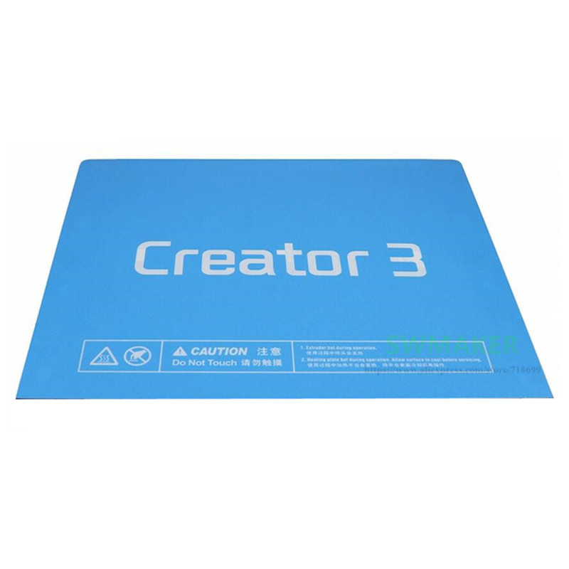 5pcs Blue build tape surface Print Sticker For Flashforge creator 3 3D Printer Build Plate parts