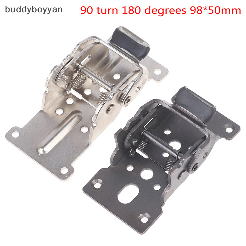 Bbth 1PC 0-90-180 องศา Self-Locking บานพับพับขาโต๊ะพับเฟอร์นิเจอร์บานพับ Vary