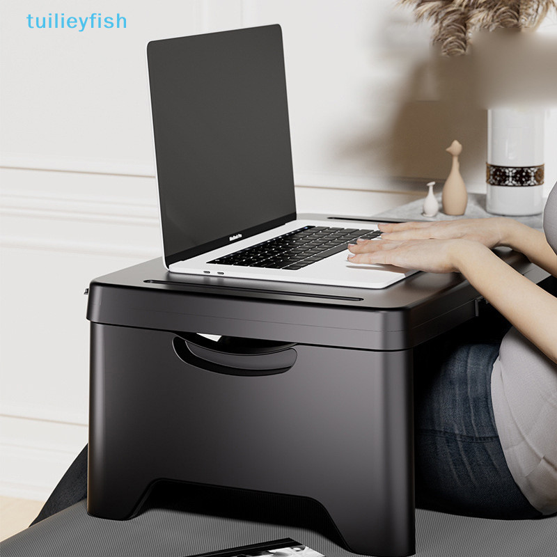 [tuilieyfish] โต๊ะแล็ปท็อปแบบพกพาโต๊ะทํางานพับได้ที่วางคอมพิวเตอร์โน๊ตบุ๊ครถห้องนั่งเล่นโซฟาเตียงเครื่องมืออ่านหนังสือทีวีเล่นการบ้าน IH