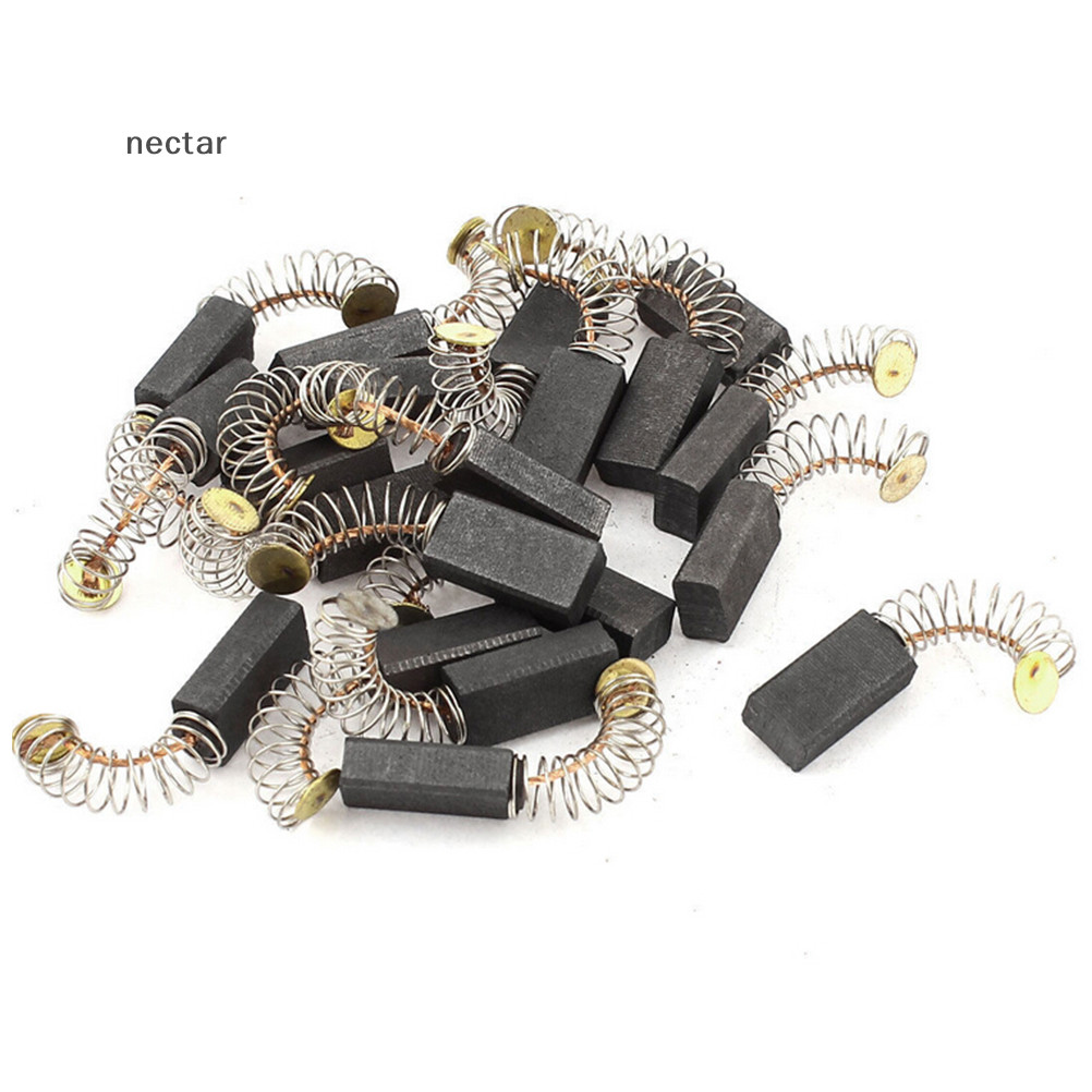 Tar 10 PCS 6.5x7.5x13.5 มม.แปรงคาร์บอนสําหรับ Generic มอเตอร์ไฟฟ้า N