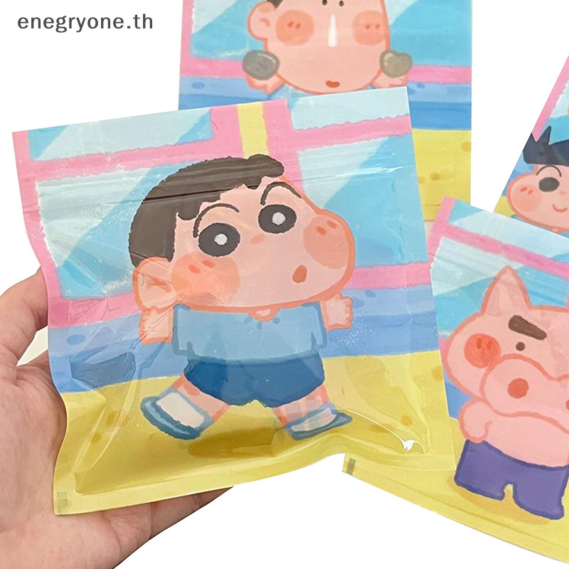 แฟชั่น 10ชิ้น/ถุงน่ารักการ์ตูนเครยอนชินจังถุงซิปล็อกถุงบรรจุภัณฑ์ของขวัญขนมคุกกี้ถุงปิดผนึกบัตรถุงถุงจัดเก็บ< EOTH>