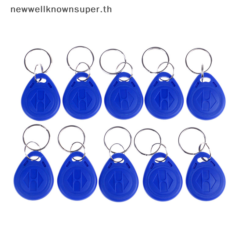 ใหม่ 10 ชิ้น TK4100 พวงกุญแจ 125KHZ RFID proximity id การ์ด token แท็กคีย์ fobs NFC SUPER