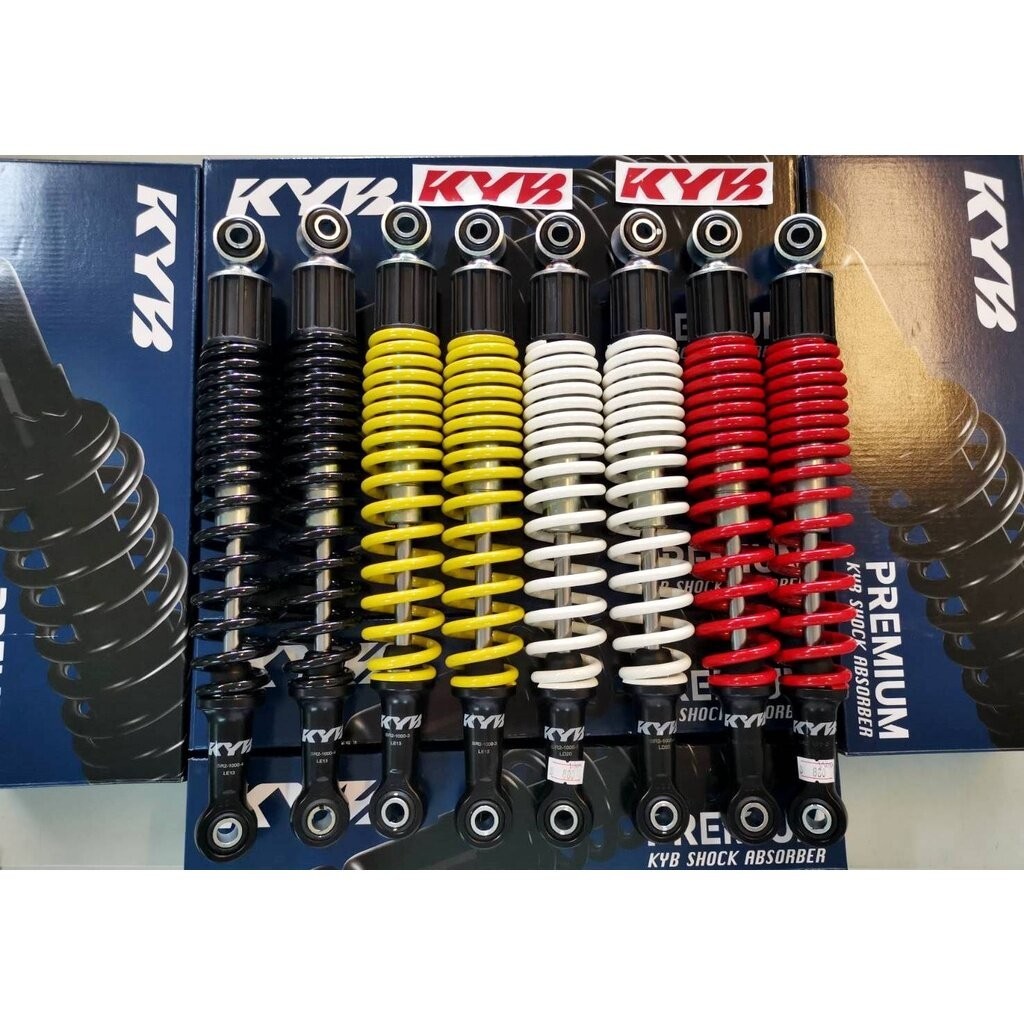 (รับประกัน1ปี) KAYABA โช๊คหลัง WAVE , CZI, SUZUKI SMASH, DREAM เวฟ ดรีม สแมช สูง 328มิล 1คู่ สีดำ สี