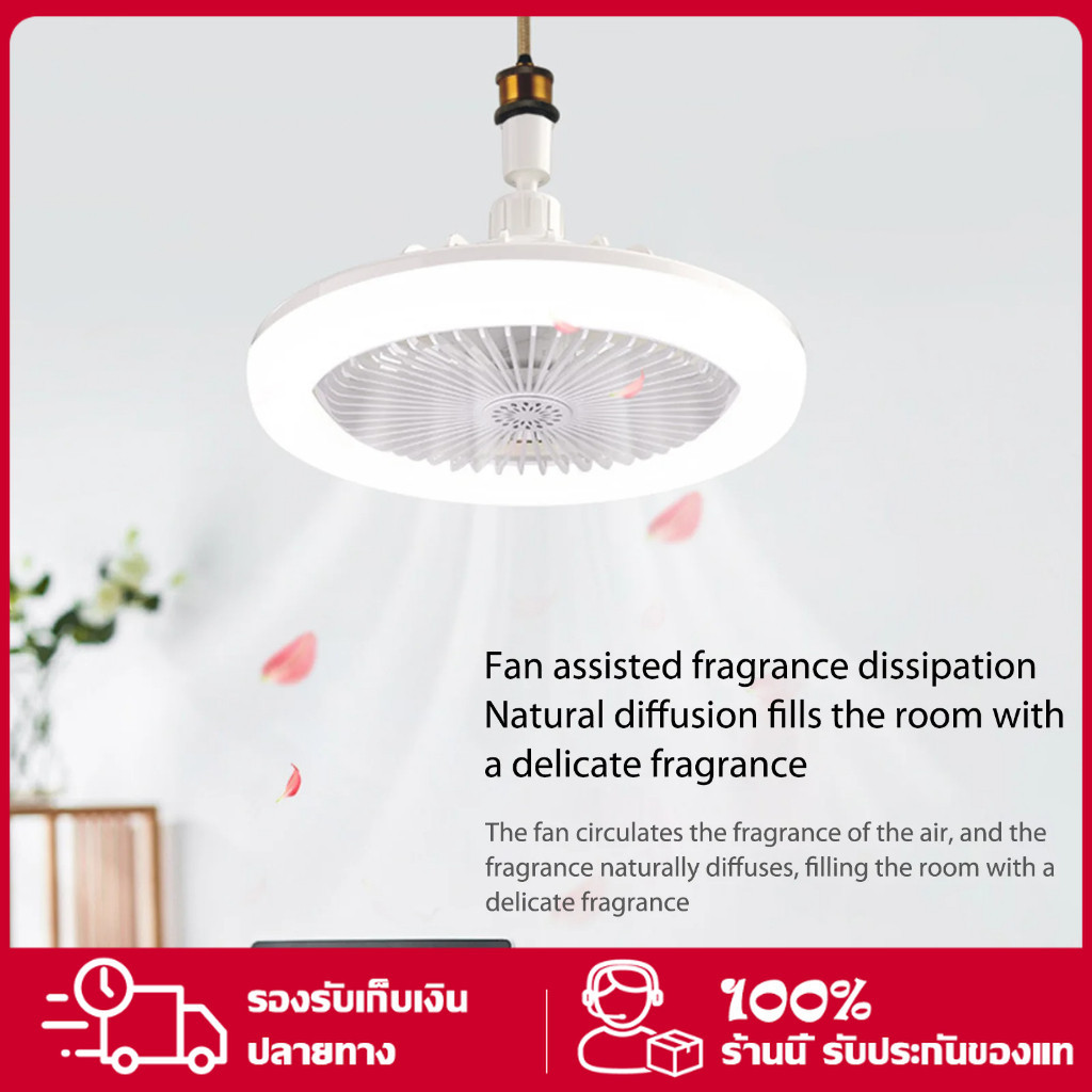 คมไฟพัดลมเพดาน พัดลมเพดาน ความเร็วลม โคมไฟเพดาน พร้อมพัดลม LED