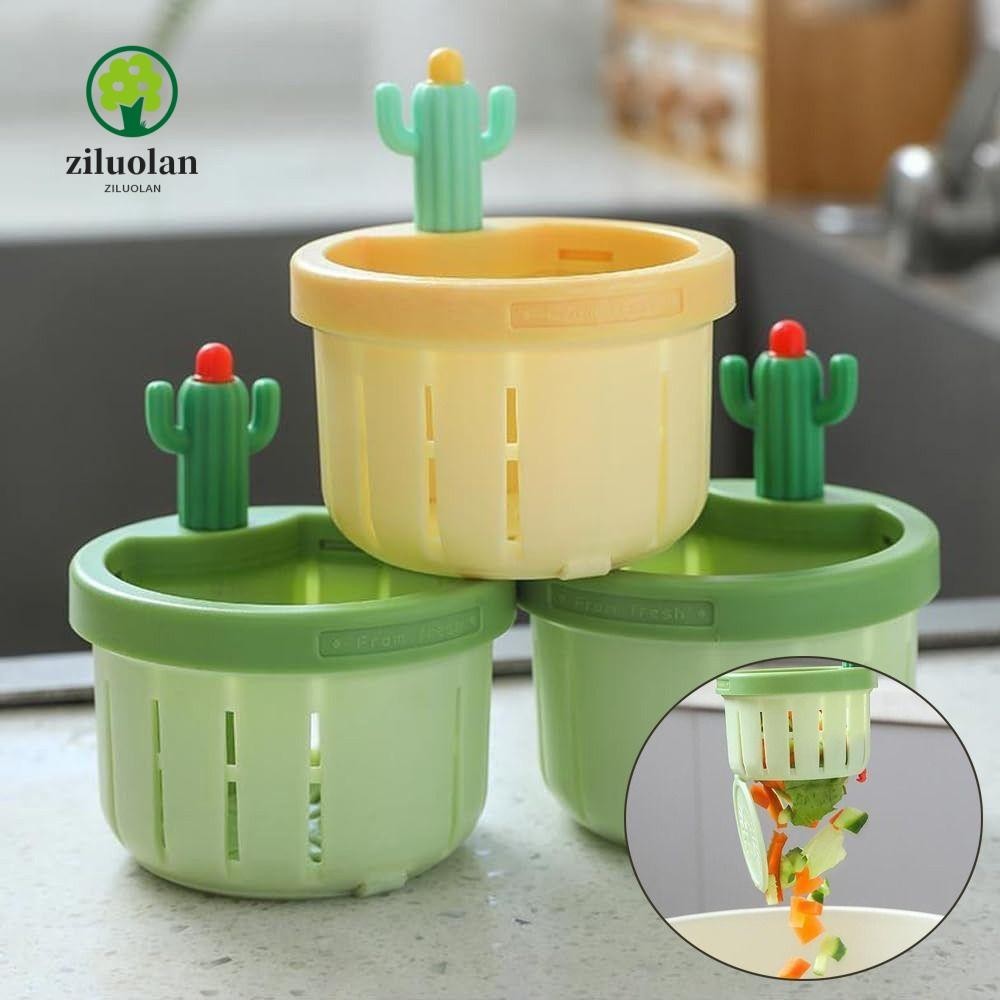 ซิลูโอลัน แคคตัสอ่างล้างจานท่อระบายน้ํากรอง,อาหารขยะจับรั่ว-การพิสูจน์ อ่างล้างจานตะกร้าท่อระบายน้ํา,ป้องกันการอุดตันเสียเก็บกรองทําความสะอาดง่ายอ่างล้าง