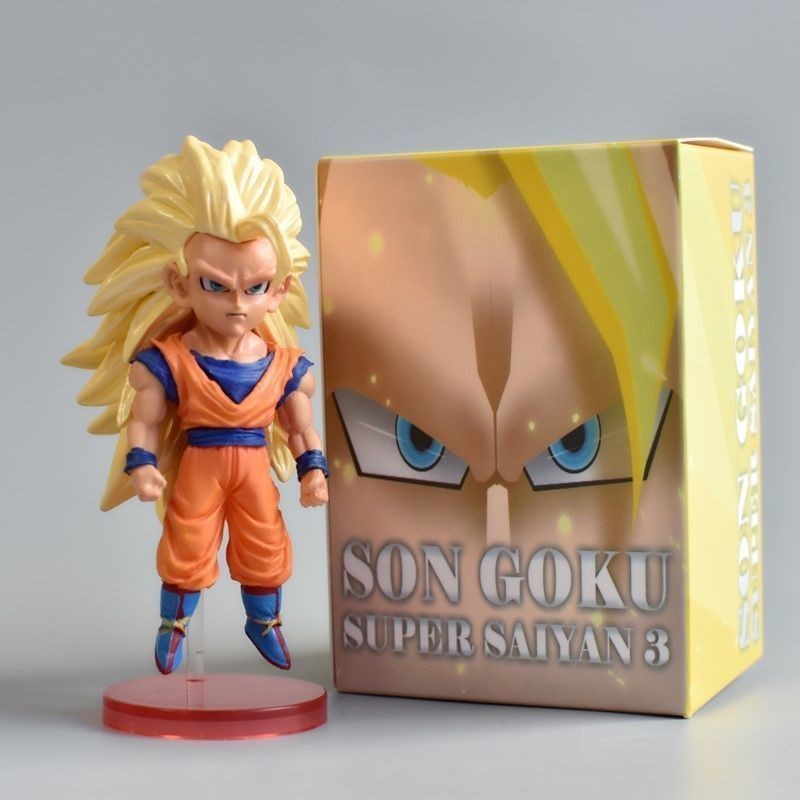 พร้อมสต็อก gk LG Super Three Son Goku Dragon Ball PVC อะนิเมะรูป Dragon Ball รูป