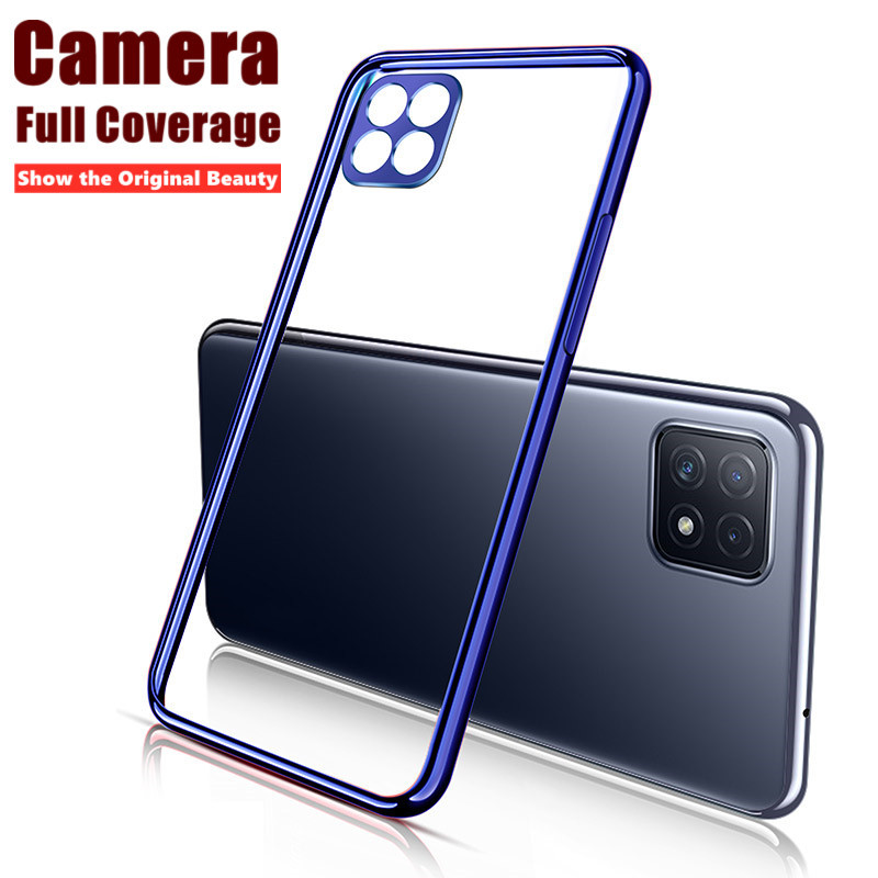 สําหรับ Samsung Galaxy กว้าง 5 6.6 นิ้ว SM-E426S SM-A226L ยืดหยุ่นซิลิโคนนุ่มขอบชุบ Jelly กรณีคริสตั