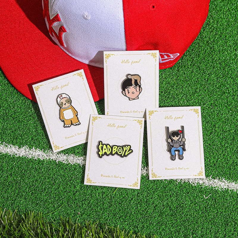 การ์ตูน Sloth โลหะตกแต่งป้ายคลิปสําหรับหมวก New Era Pins เบสบอลหมวกกอล์ฟเข็มกลัดอุปกรณ์เสริมของขวัญ