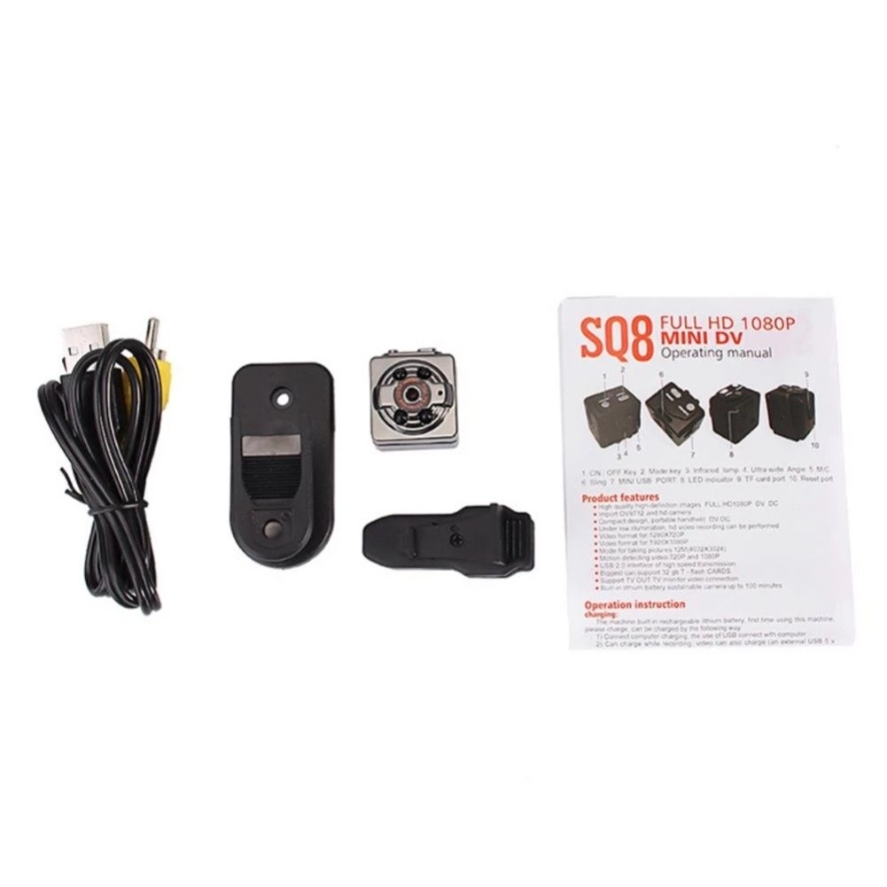 Sq8ขนาดเล็ก Secret Micro mini กล้อง1080P HD Smart Video CAM Night Vision motionect Wireless DVR DV Tiny minicamera microchamber