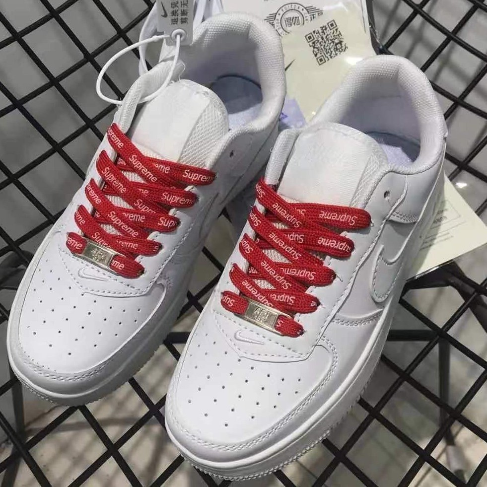 Supreme AF1 Air Force One รองเท้าลําลองผู้ชายผู้หญิงรองเท้าผ้าใบ Low Top ขนาด 36-44 รองเท้าผ้าใบส่วน